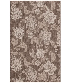 Nourison Home Garden Oasis GOA03 Mocha 3 ft. X 5 ft. Area Rug