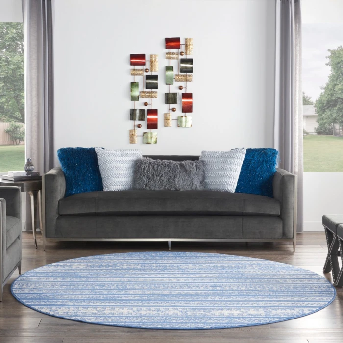 Nourison Whimsicle Area Rug WHS16-Light Blue Ivory