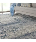 Nourison Rustic Textures Area Rug RUS10-Ivory/Blue