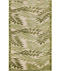 Nourison Aloha Ivory Green ALH18 2 ft. 3 in. X 8 ft. Rectangle Rug