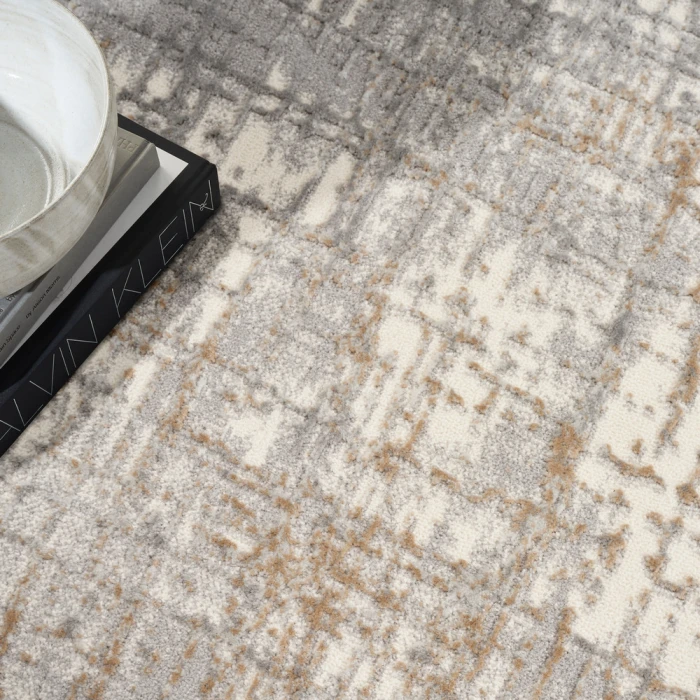 Calvin Klein Rush Area Rug CK950 Ivory/Grey
