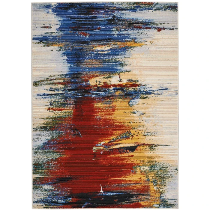Nourison Chroma Area Rug CRM05-Crimson Tide