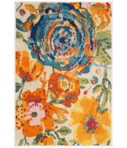 Nourison Home Allur ALR07 Ivory Multicolor 2 ft. X 3 ft. Area Rug