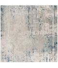 Nourison Quarry Ivory Grey Blue QUA01 8 ft. X Square Rug