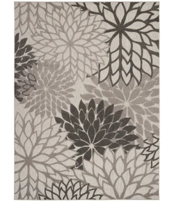 Nourison Home Aloha ALH05 Silver Grey 7 ft. 10 in. X 10 ft. 6 in. Area Rug