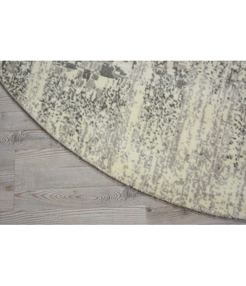 Nourison Twilight Round Area Rug TWI02 Ivory 8' Round