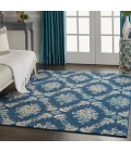 Nourison Tranquil Area Rug TRA09-Navy/Light Blue