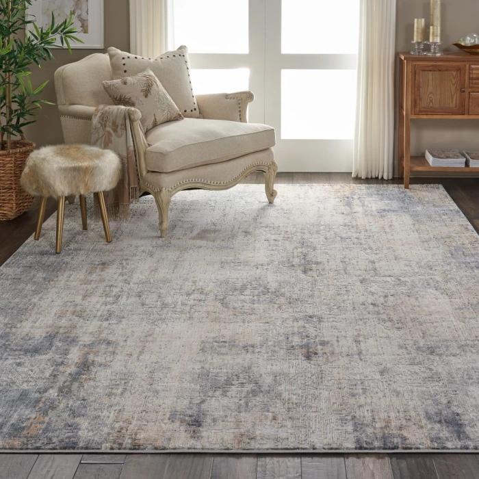 Nourison Rustic Textures Area Rug RUS01-Grey/Beige