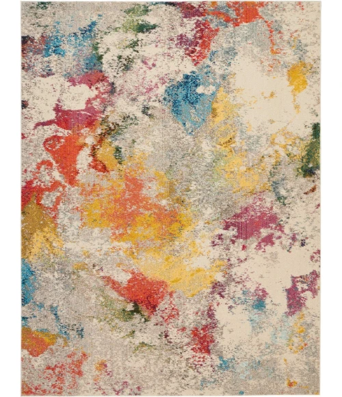 Nourison Celestial Area Rug CES12-Ivory/Multicolor