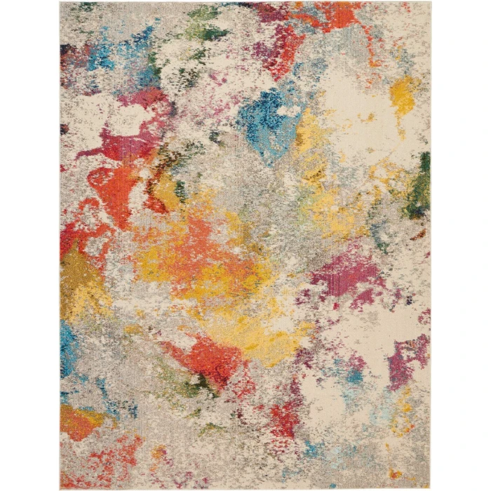 Nourison Celestial Area Rug CES12-Ivory/Multicolor