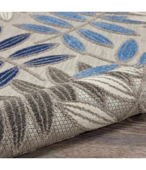 Nourison Aloha Runner Area Rug ALH18-Grey/Blue