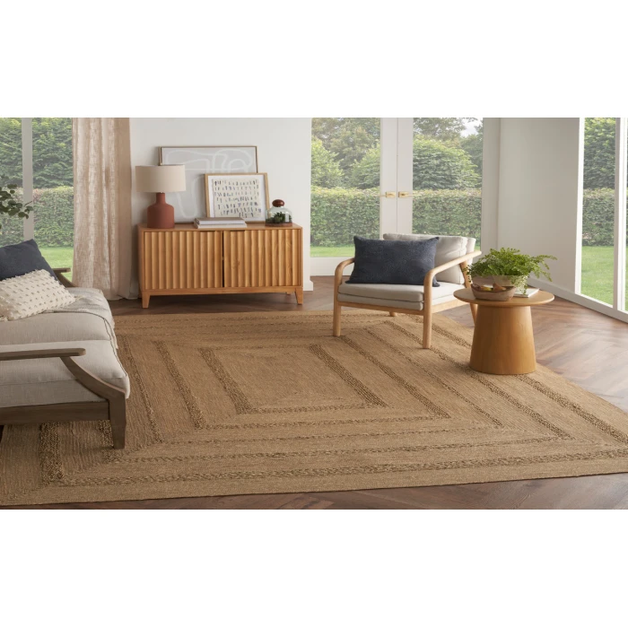 Nourison Natural Seagrass Natural NSG01 6 ft. X 9 ft. Rectangle Rug