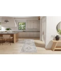 Nourison Astra Machine Washable Grey Multicolor ASW12 2 ft. X 6 ft. Rectangle Rug