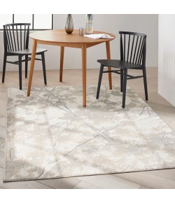 Calvin Klein CK950 Rush CK957 Grey Multicolor 5 ft. 3 in. X 7 ft. 3 in. Area Rug