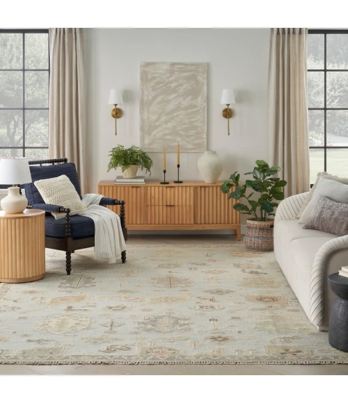 Nourison Whispers Light Blue WHP03 8 ft. X 10 ft. Rect. Rug