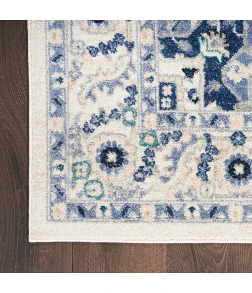 Nourison Passion Area Rug PSN33 Ivory/Grey 5'3" x 7'3"