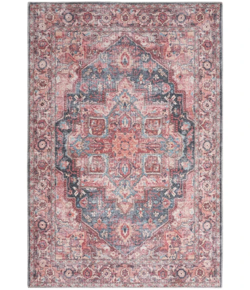 Nicole Curtis Machine Washable Series 1 Area Rug SR101 Multicolor 4' x 6'