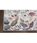 Nourison Nourison Washables Ivory Pink NWB01 8 ft. X 10 ft. Rectangle Rug