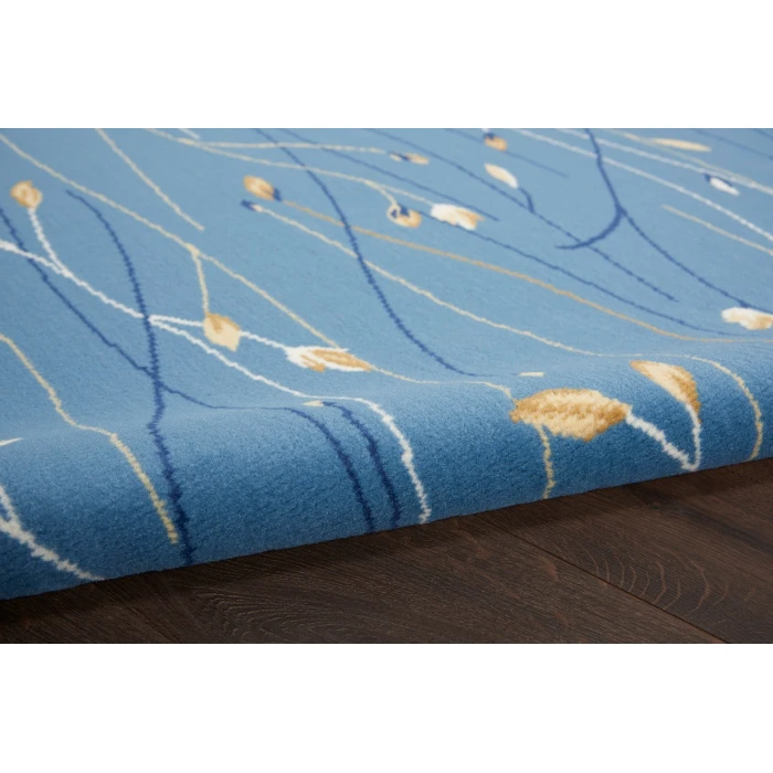 Nourison Grafix Round Area Rug GRF15-Light Blue