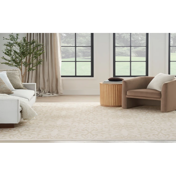 Nourison Jubilant Ivory Beige JUB06 7 ft. X 10 ft. Rectangle Rug