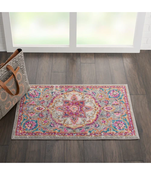 Nourison Passion Area Rug PSN22-Grey/Multi
