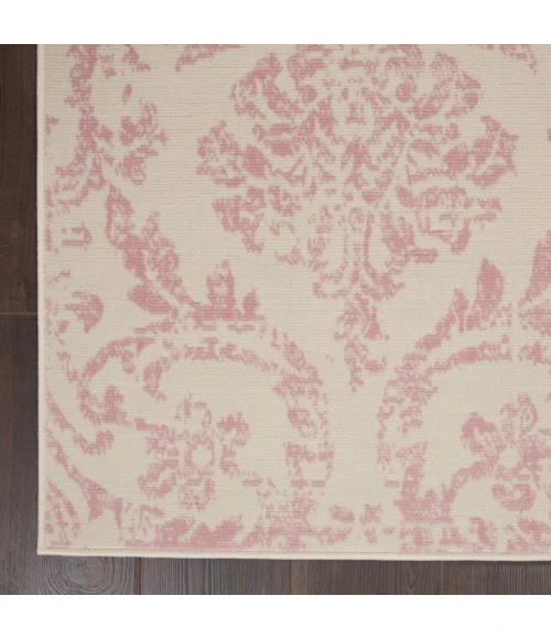 Nourison Jubilant Area Rug JUB09-Ivory/Pink