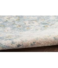 Nourison Astra Machine Washable Teal Beige ASW16 4 ft. X 6 ft. Rectangle Rug