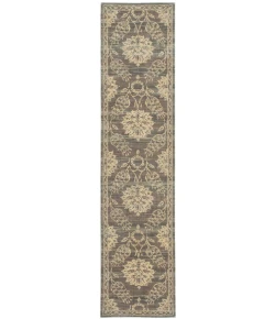 Nourison Home Silk Elements SKE31 Graphite 2 ft. 5 in. X 10 ft. Area Rug