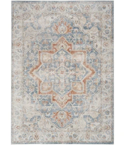 Nourison Home Astra Machine Washable ASW12 Denim Multicolor 5 ft. 3 in. X 7 ft. Area Rug