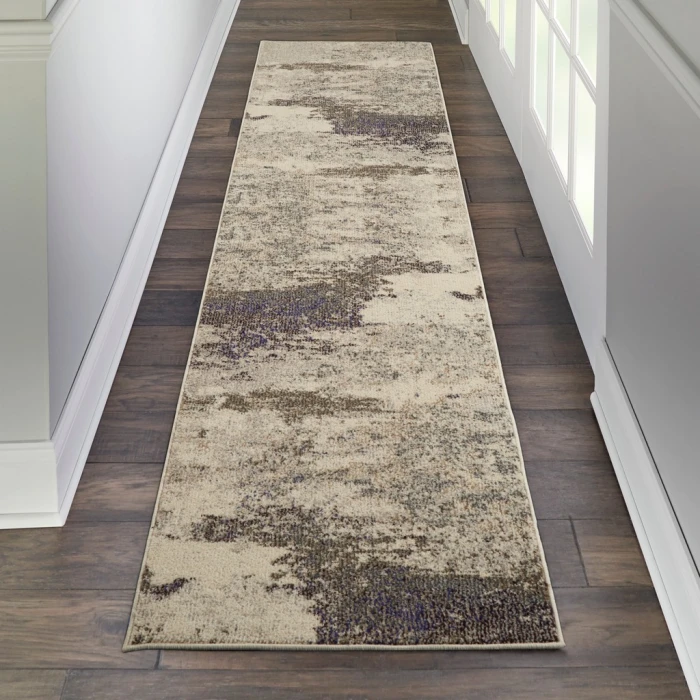 Nourison Celestial Runner Area Rug CES02-Ivory/Grey