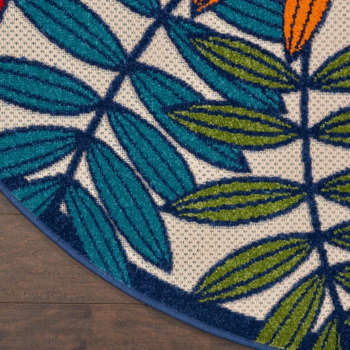 Nourison Aloha Round Area Rug ALH18-Multicolor