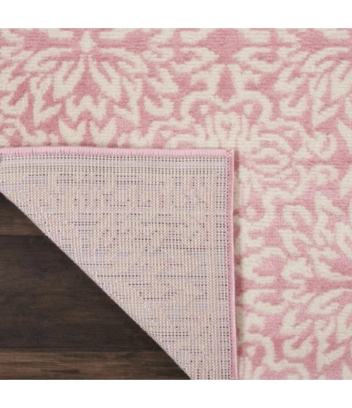 Nourison Jubilant Runner Area Rug JUB06-Ivory/Pink