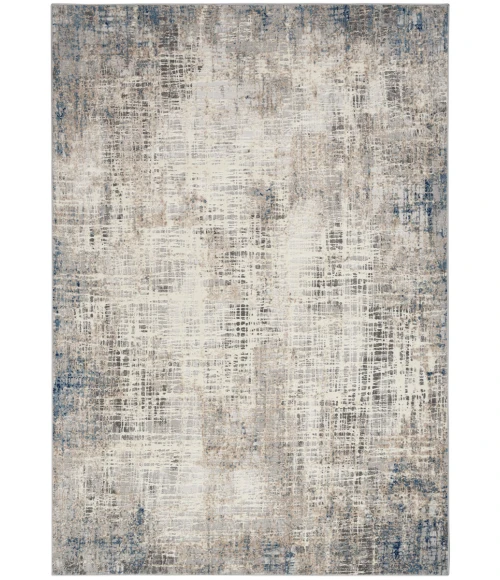 Calvin Klein Infinity Area Rug IFN01 Blue Multicolor