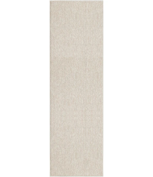 Nourison Natural Texture Ivory Beige NTX01 2ft.2in. x 10ft. Rect. Rug