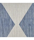 Nourison Positano Navy Blue POS04 12ft. Round Rug