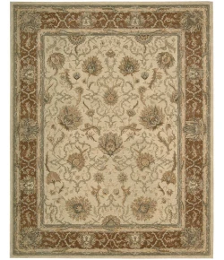Nourison Home Heritage Hall Brown HE27 5ft.6in. x 8ft.6in. Rect. Rug