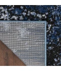 Nourison Passion Area Rug PSN10 L.Blue/Blk 5'3" x 7'3"