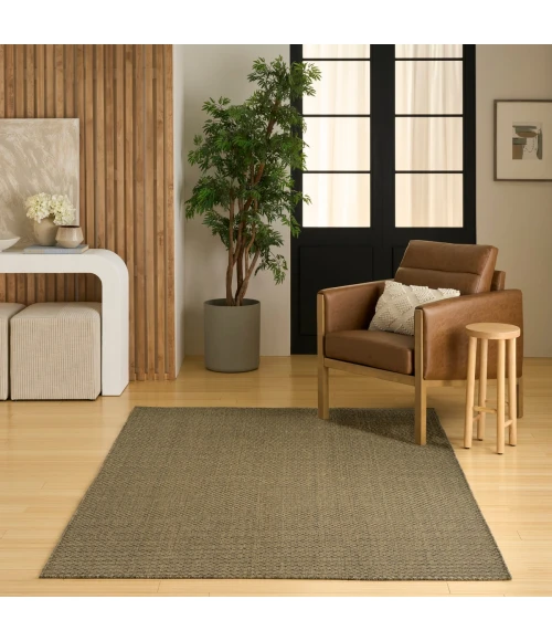 Nourison Tulum Olive TLM03 5 ft. 3 in. X 7 ft. Rect. Rug