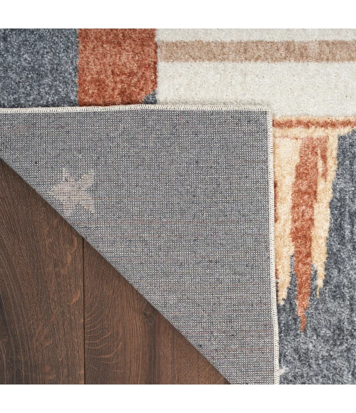 Nourison Astra Machine Washable Area Rug ASW06 Sky Blue