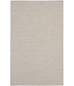 Nourison Home Courtyard COU01 Ivory Silver 8 ft. Square Area Rug