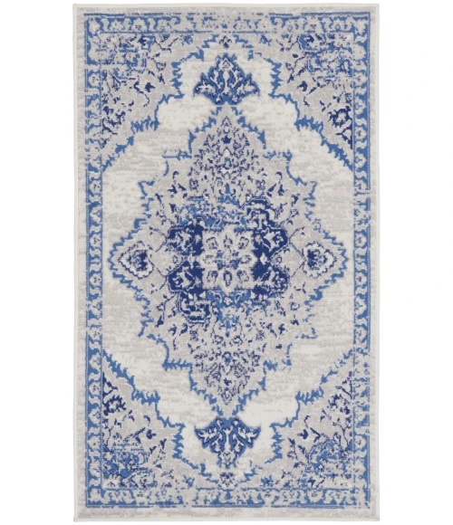 Nourison Whimsicle Area Rug WHS14-Ivory Blue