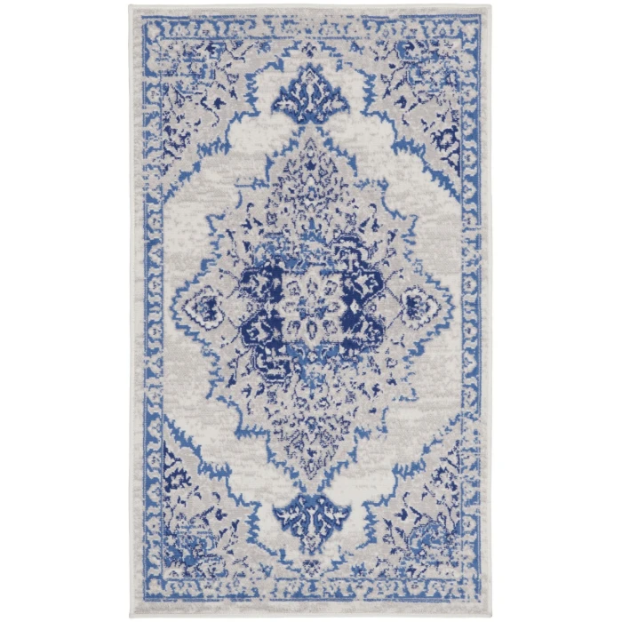 Nourison Whimsicle Area Rug WHS14-Ivory Blue