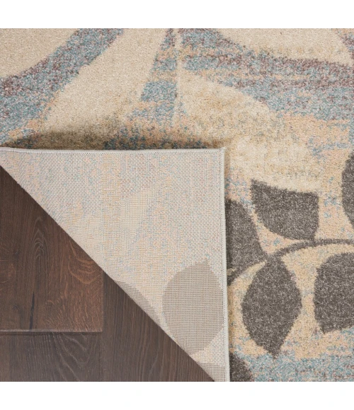 Nourison Tranquil Area Rug TRA01-Ivory/Light Blue