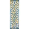 Nourison Home Aloha ALH21 Ivory Blue 2 ft. X 6 ft. Area Rug