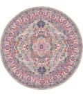 Nourison Passion Area Rug PSN20 Light Grey/Pink 8' x ROUND