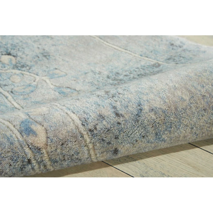 Nourison Somerset Runner Area Rug ST74-Silver/Blue