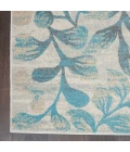 Nourison Tranquil Area Rug TRA03-Ivory/Turquoise