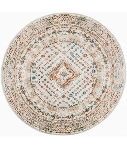 Nourison Thalia Beige Multicolor THL04 5ft.3in. x 7ft.3in. Rect. Rug