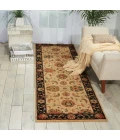 Nourison Living Treasures Runner Area Rug LI04-Ivory/Black