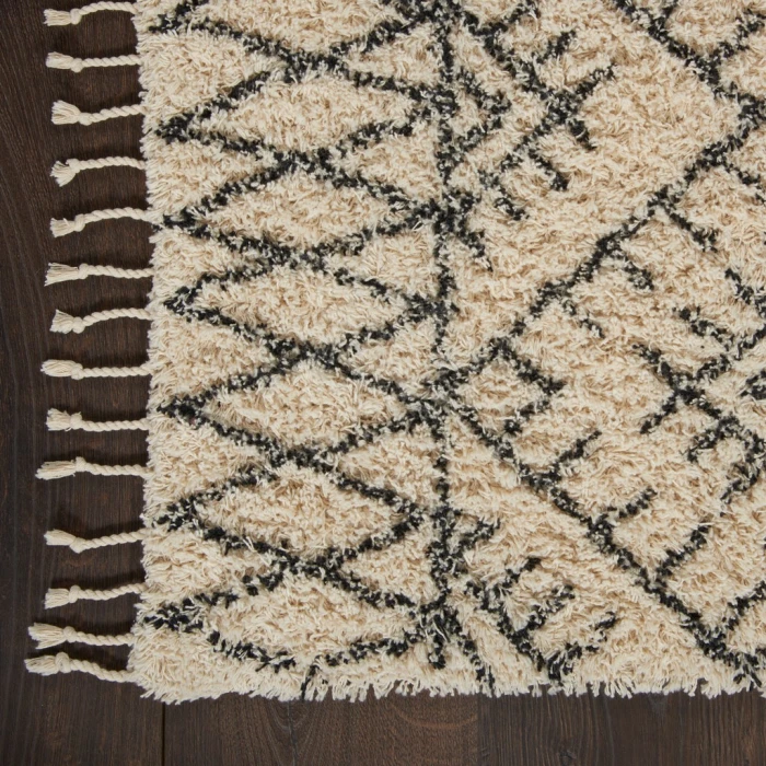 Nourison Native Art Area Rug NTV12-Ivory/Charcoal